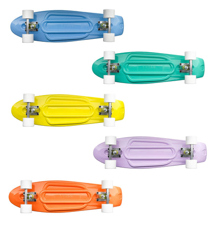 Ridge 27" Pastels Mini Cruiser complete board in 5 light Pantone shades